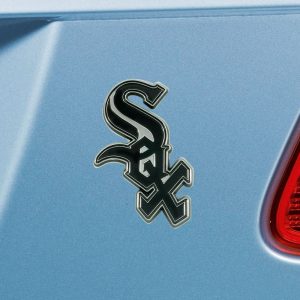 Fanmats Chicago weiß sox 3D Chrom Metall Emblem