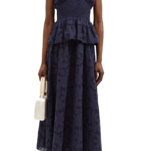 Amara Kleid in Dunkelblau