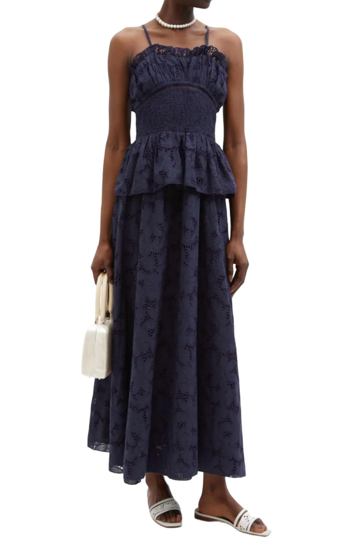 Amara Kleid in Dunkelblau