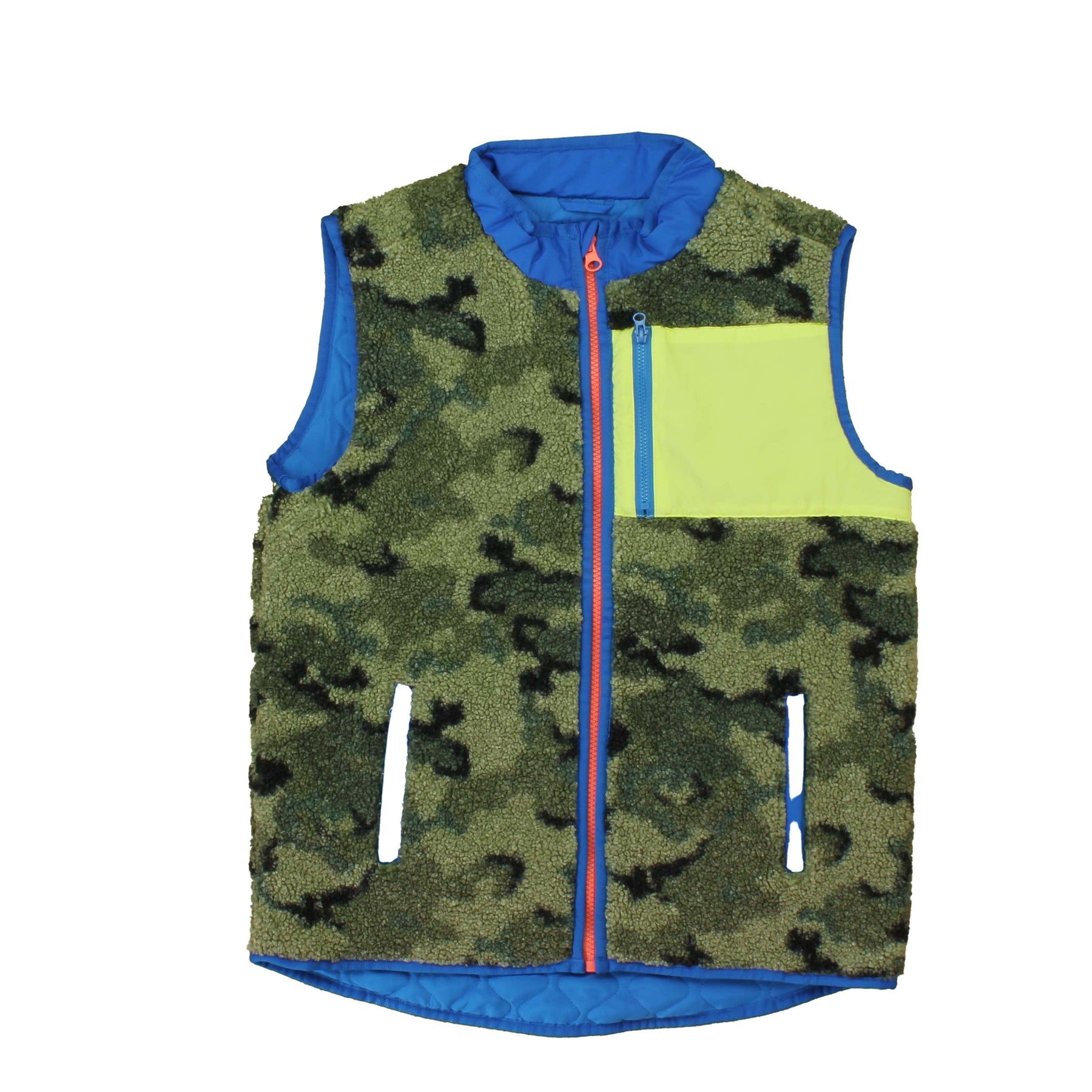 Rockets Of Awesome Jungen Grün – Camo – Blaue Weste