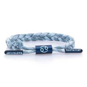 Rastaclat Original Hand Braided Zodiac (Cancer) Adjustable Armband