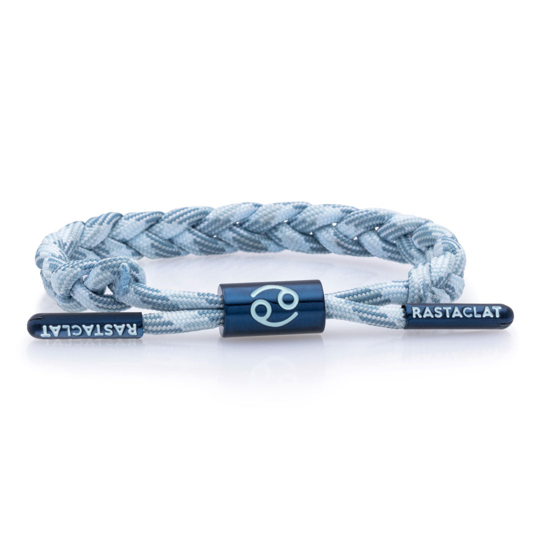 Rastaclat Original Hand geflochten Zodiac (Krebs) verstellbares Armband