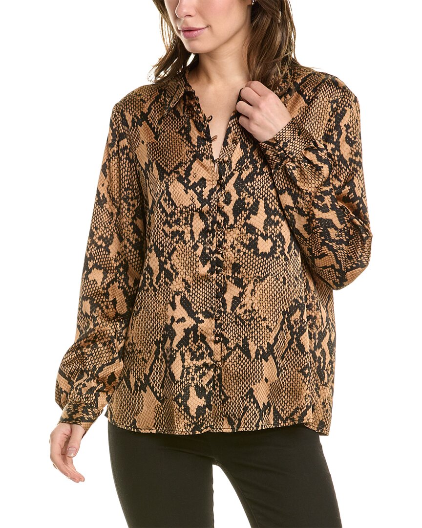 Donna Karan Bluse mit Kragen