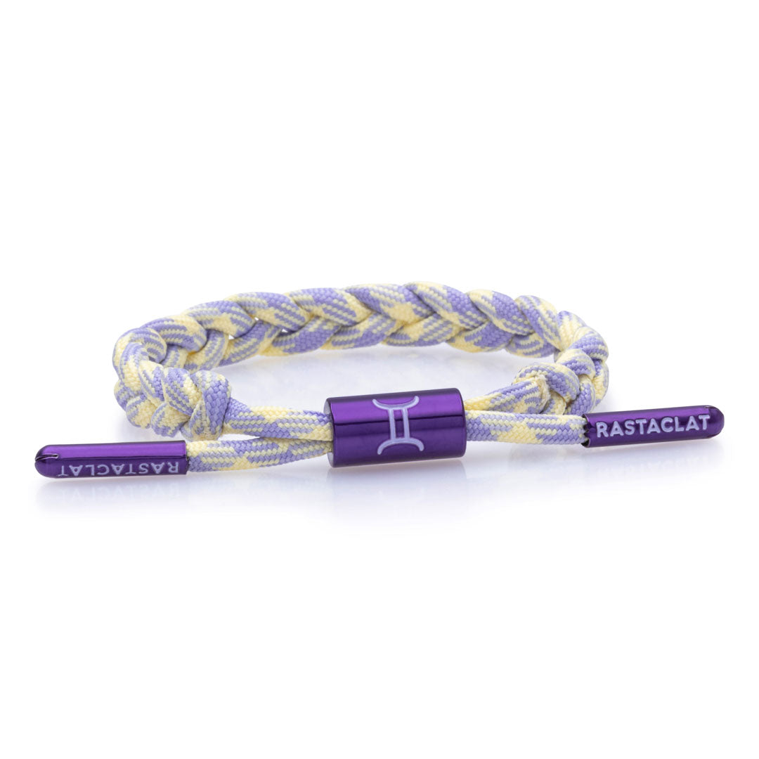 Rastaclat Original Hand geflochten Zodiac (Gemini) verstellbares Armband