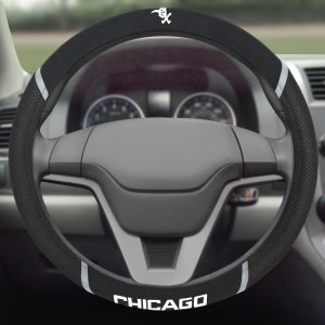 Fanmats Chicago weiße Sox bestickte Lenkrad Abdeckung