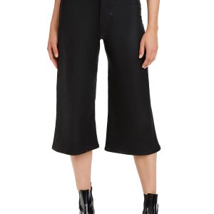 Alexa Culotte Damen capri beschichtet Flare Jeans
