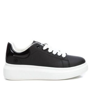 Damen Trainer Sneakers in schwarz 7704733679676
