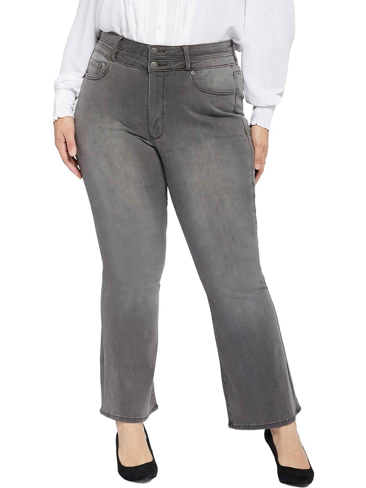 Plus Ava Damen hoher Bund Schlankheits-Jeans
