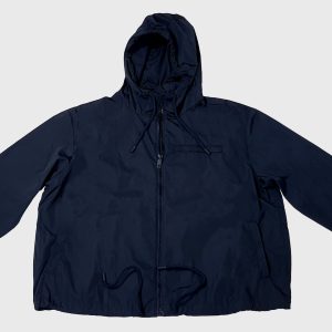 Bally 6301237 Marineblau Wasserdichter Kapuzenregenmantel