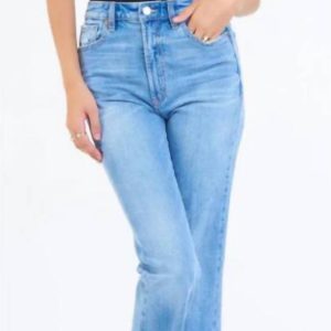 Paris Bootcut Jean in Costa blau