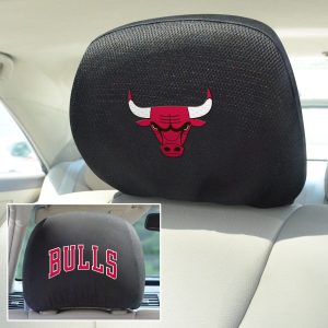 Fanmats Chicago Bulls Gestickte Kopf Rest Cover Set – 2 Stück
