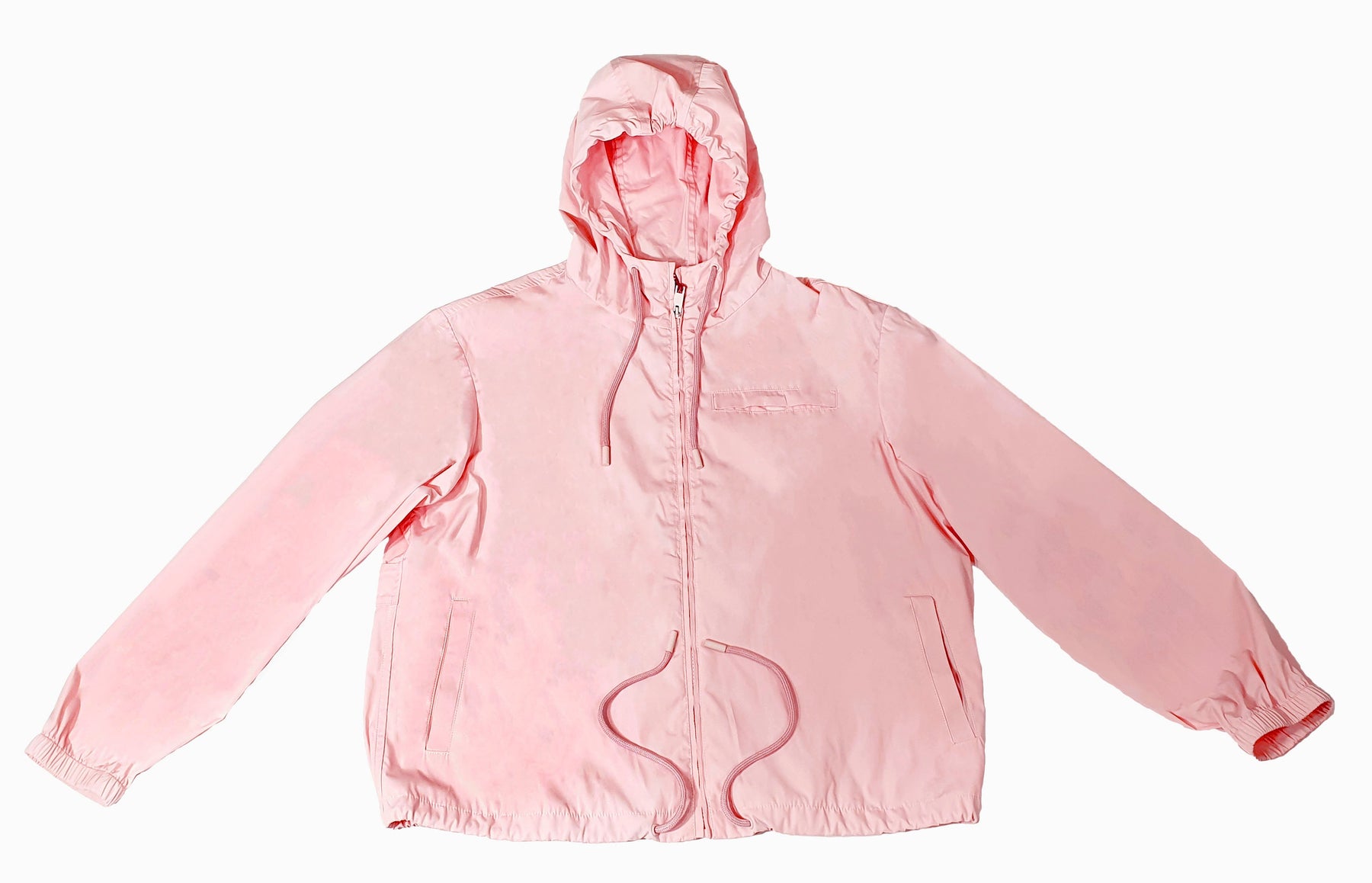 Bally 6301236 Petal Rosa Wasserdichter Kapuzenregenmantel