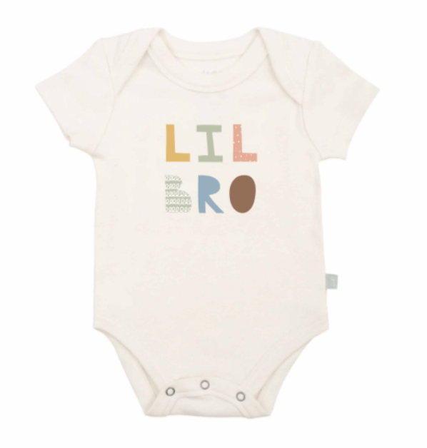 Grafischer Body – lil bro – desert rose