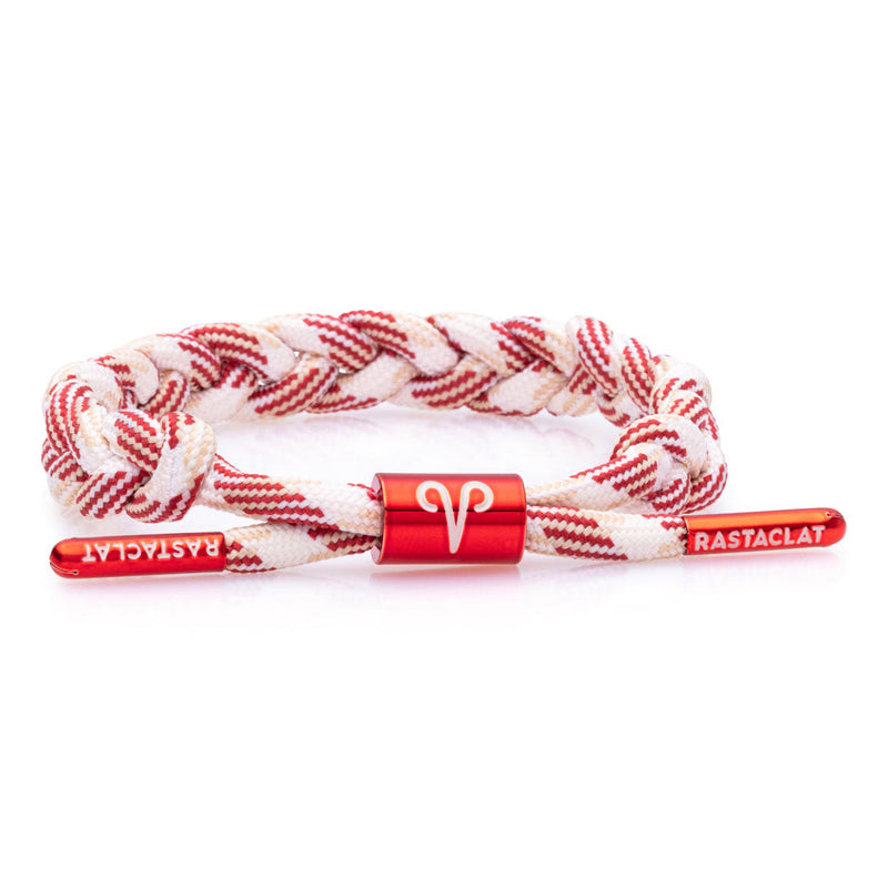 Rastaclat Original Hand geflochten Zodiac (Widder) verstellbares Armband