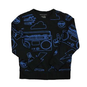Rockets Of Awesome Jungen schwarz -blau Sweatshirt 7805827547196