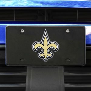 Fanmats New Orleans Saints 3D schwarzes Kennzeichen