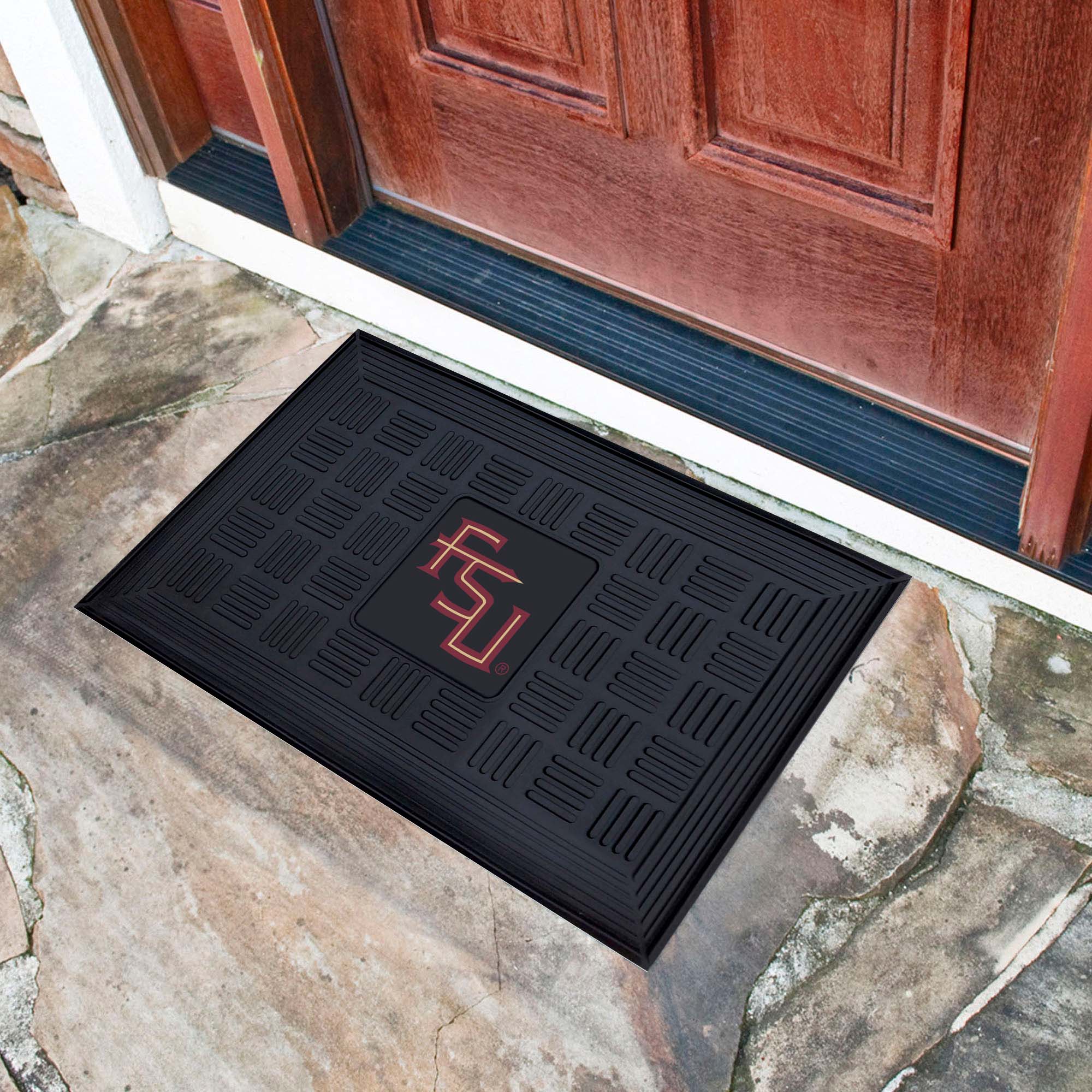 Fanmats Florida State Seminolen Heavy Duty Vinyl Medallion Türmatte - 19,5 "x 31"