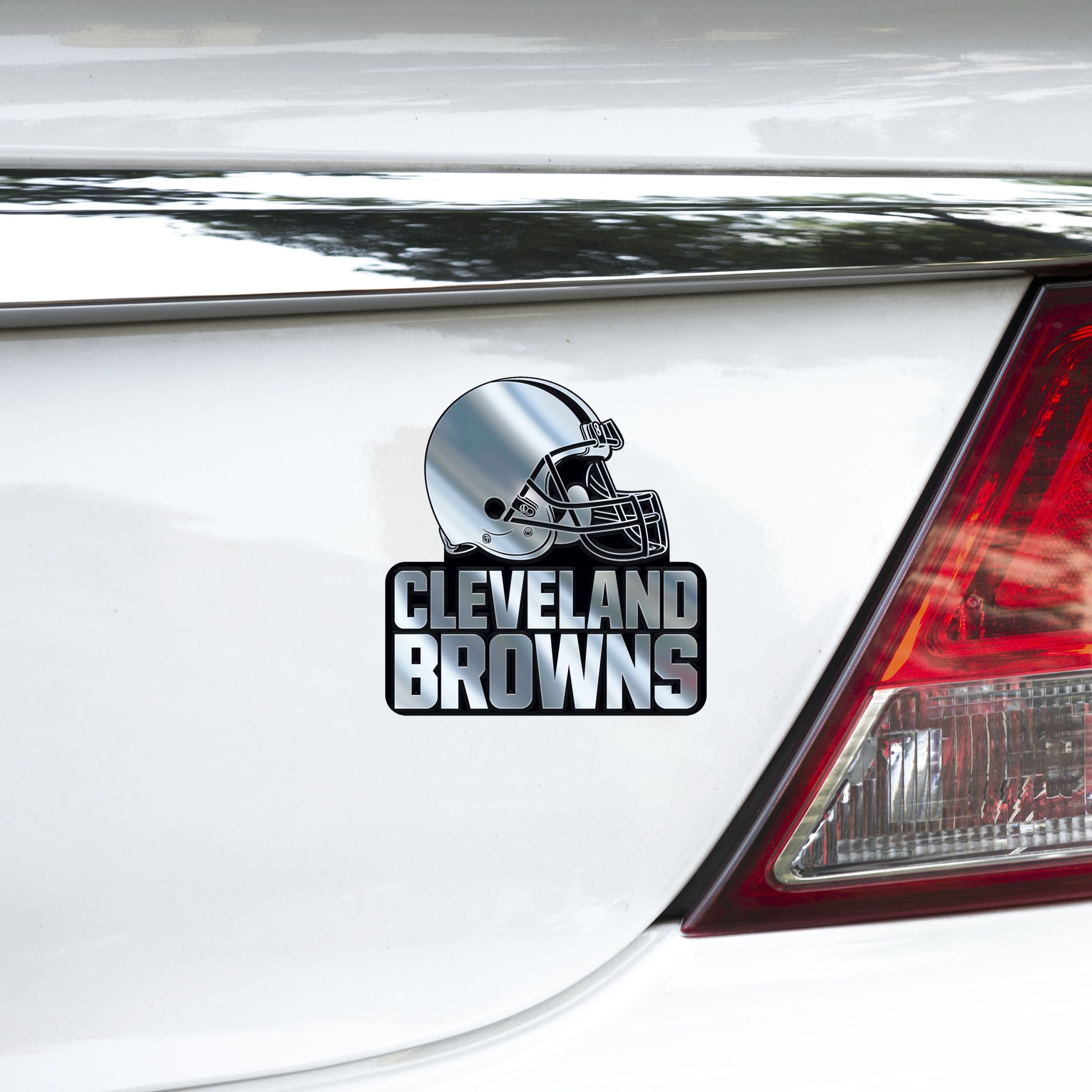 Fanmats Cleveland Browns geformt Chrom Kunststoff Emblem