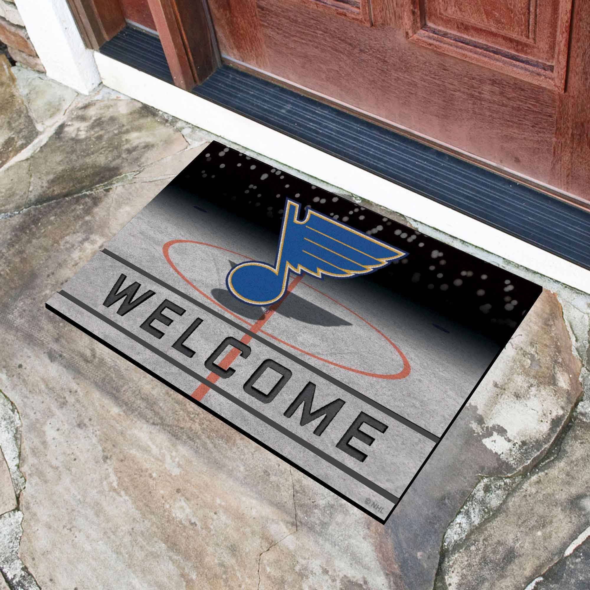 Fanmats St. Louis Blues Gummi-Türmatte – 18′′ x 30′′