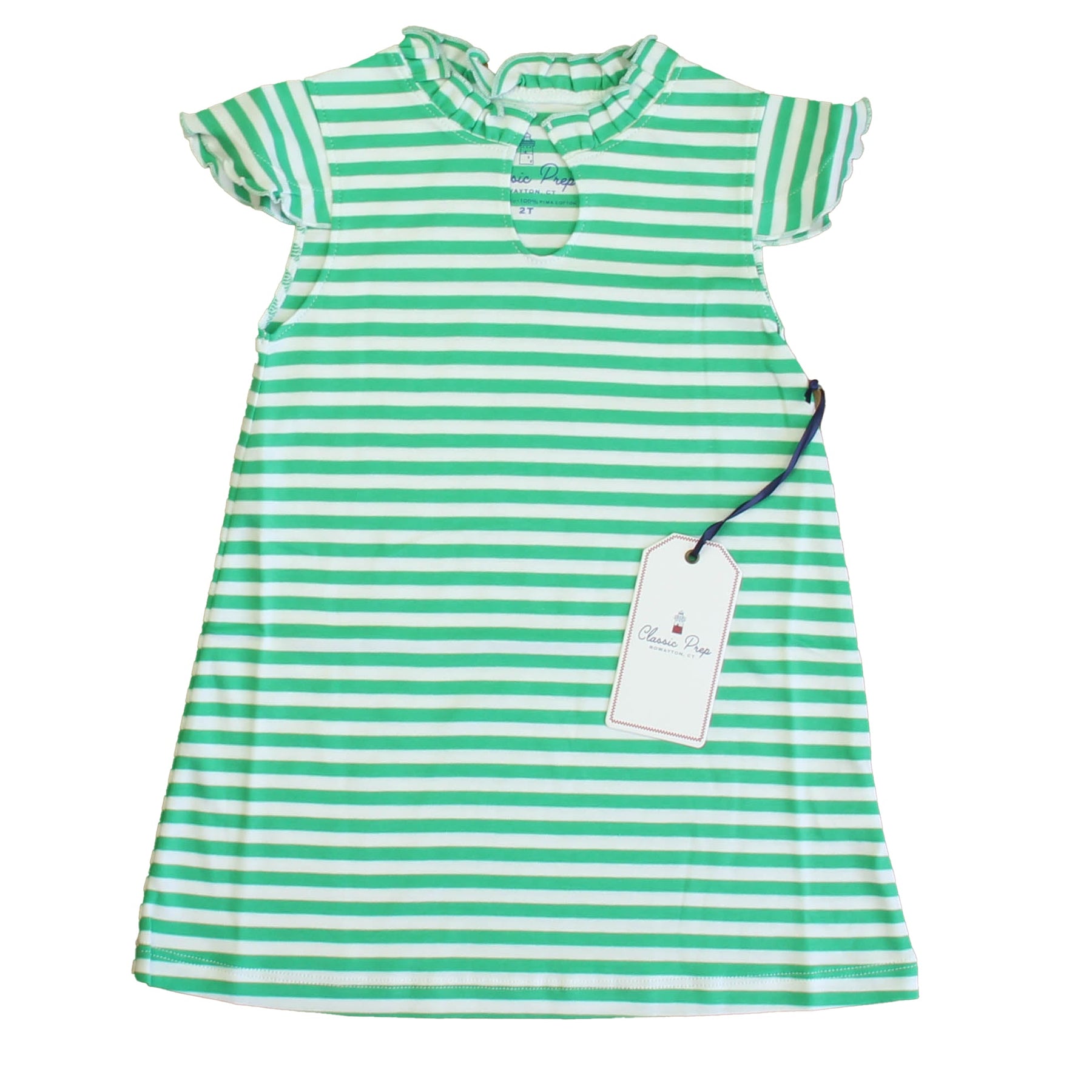 Classic Prep Mädchen Blarney – Helles weißes Kleid