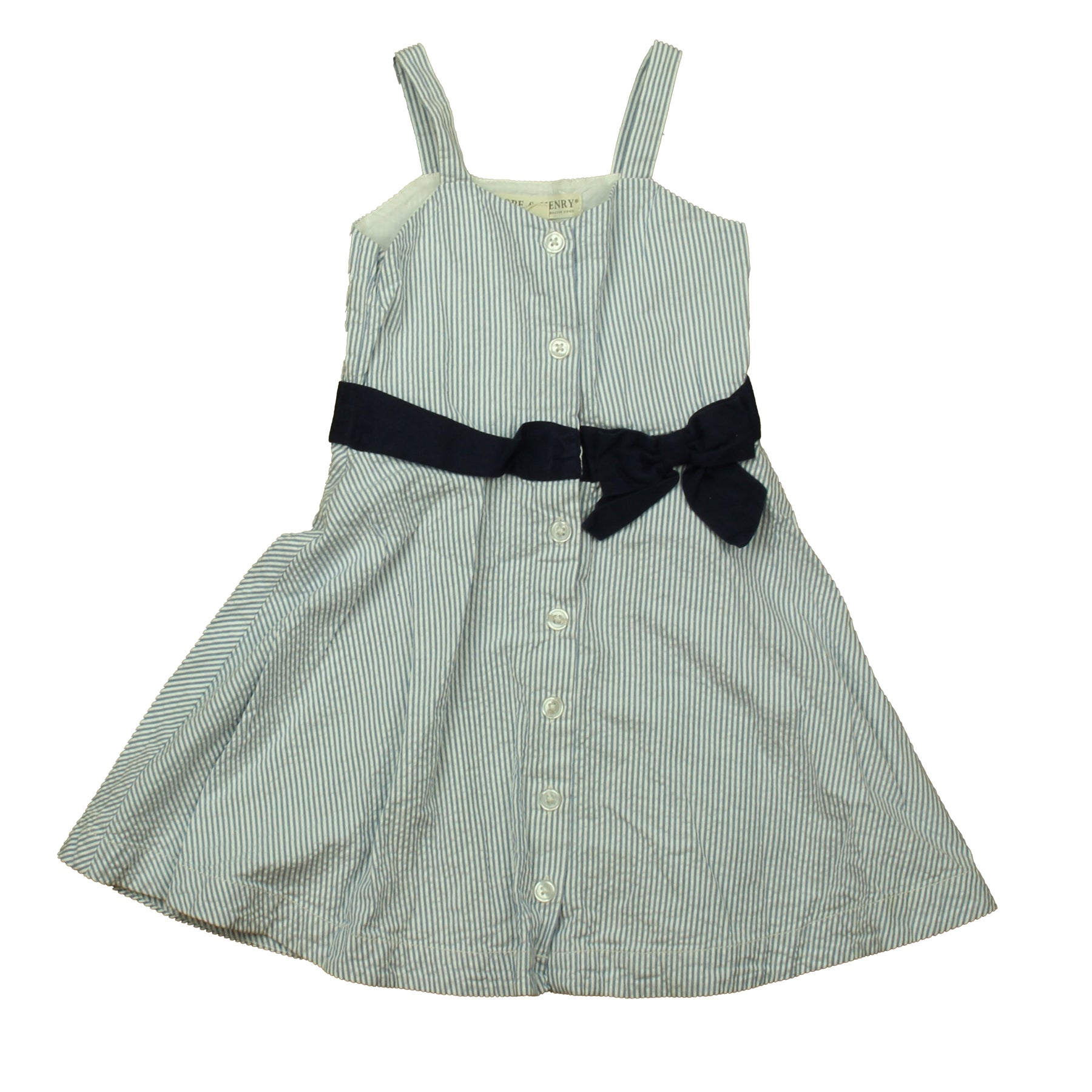 Hope & Henry Mädchen Blau – Weißes Kleid