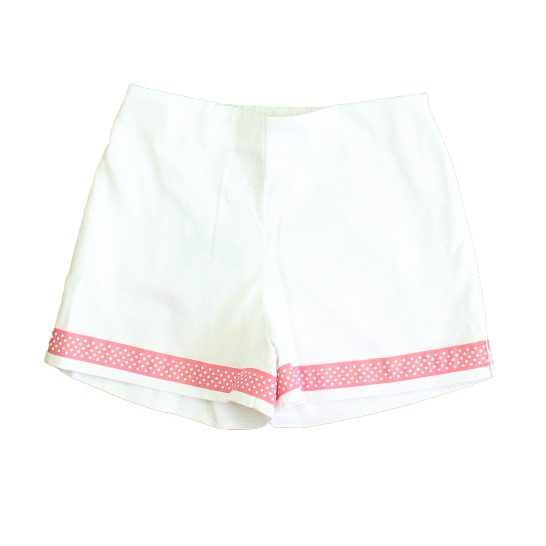 Classic Prep Mädchen Bright Weiß – Rosa Shorts Größe: 6-14 Jahre