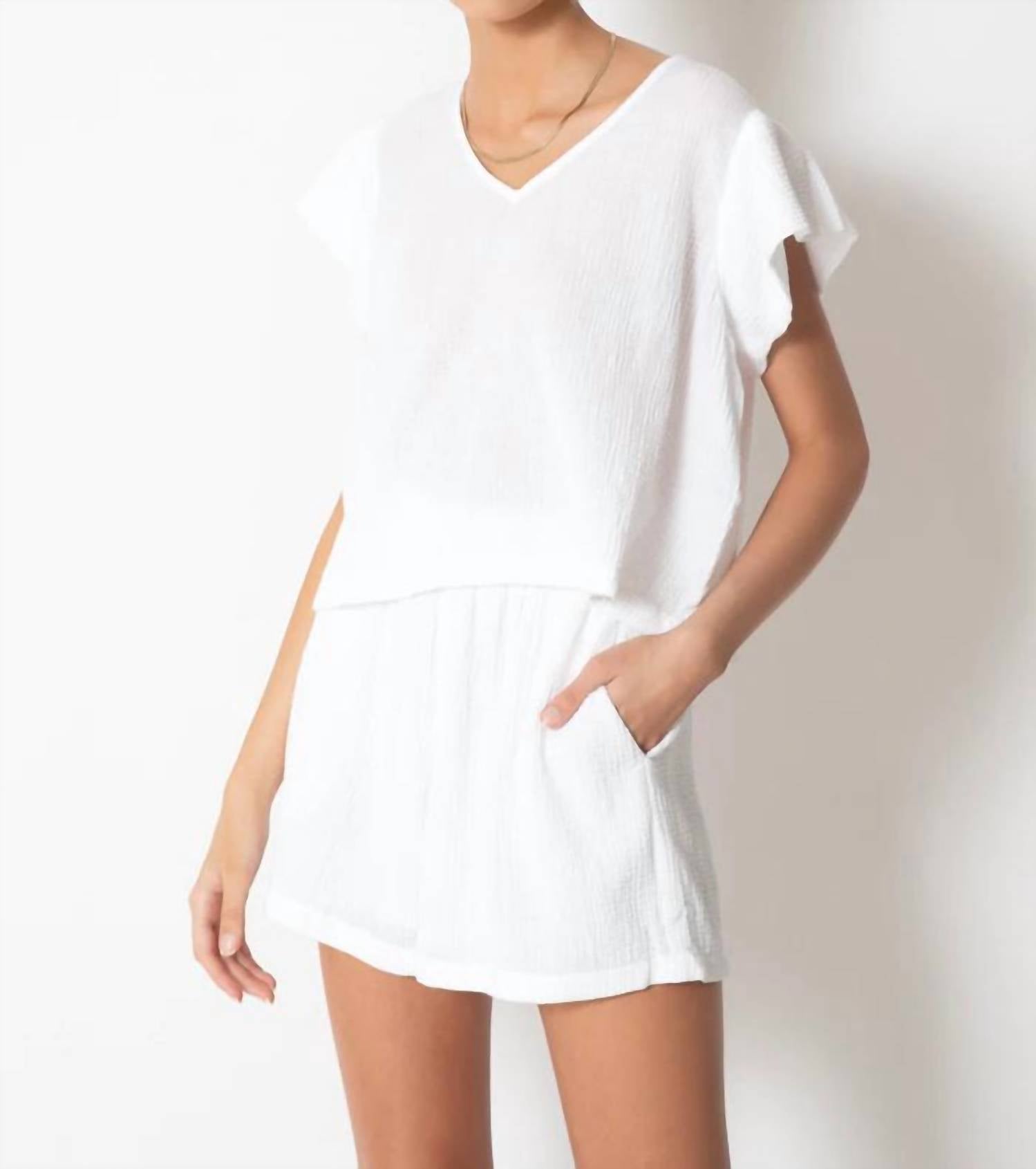 Alorian Top in Weiß