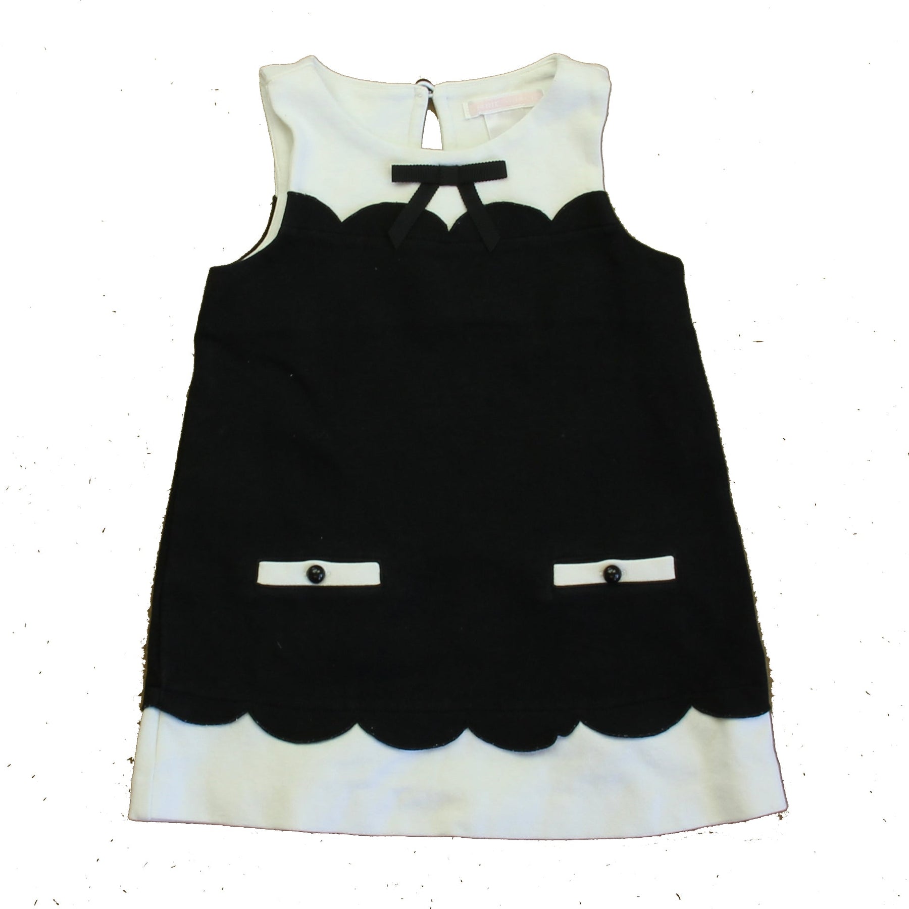 Janie and Jack Mädchen Weiß – Schwarzes Kleid