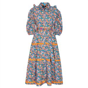 Damen natalie Kleid in blau