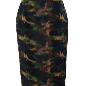 Camouflage bedruckter Midirock