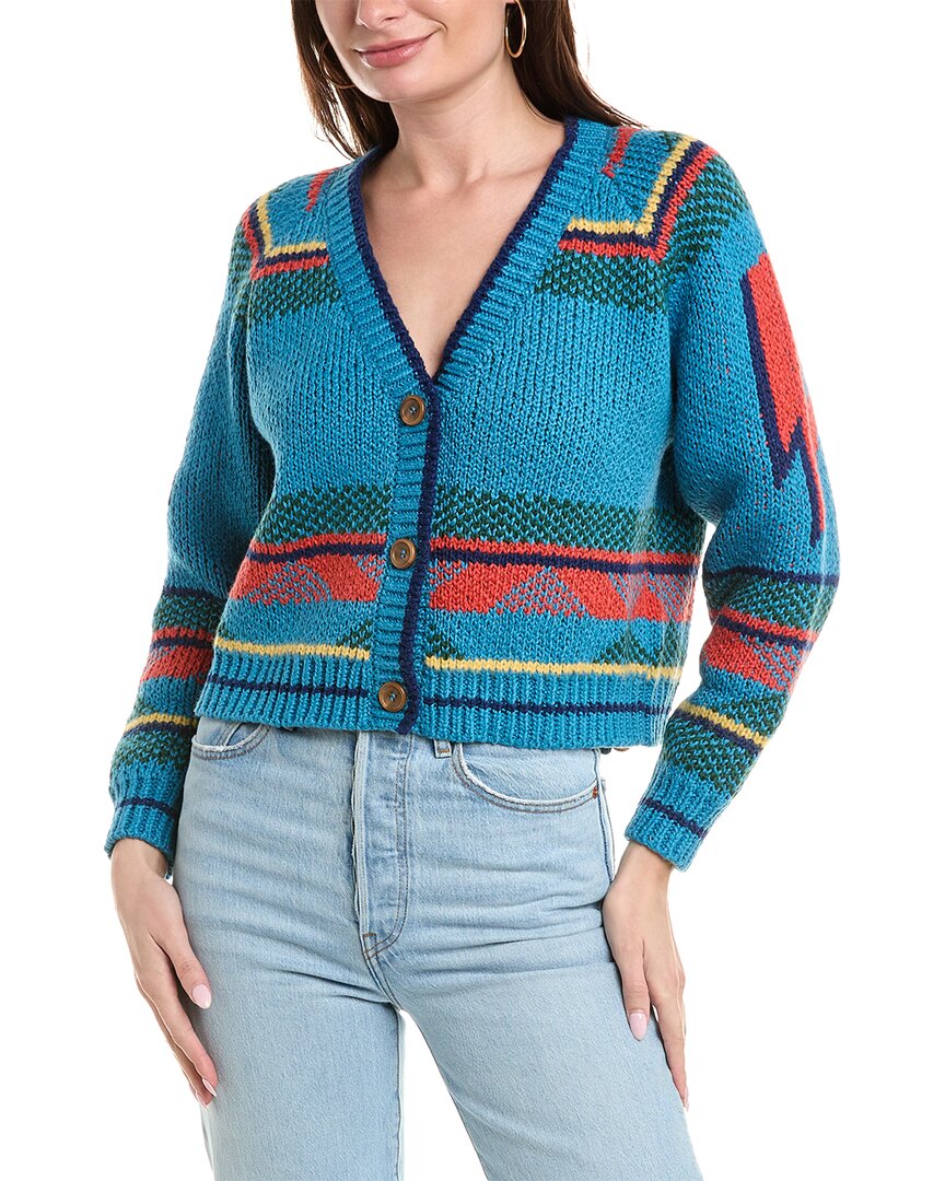 MOTHER Denim x Bowie Der Raglan Crop Strickjacke