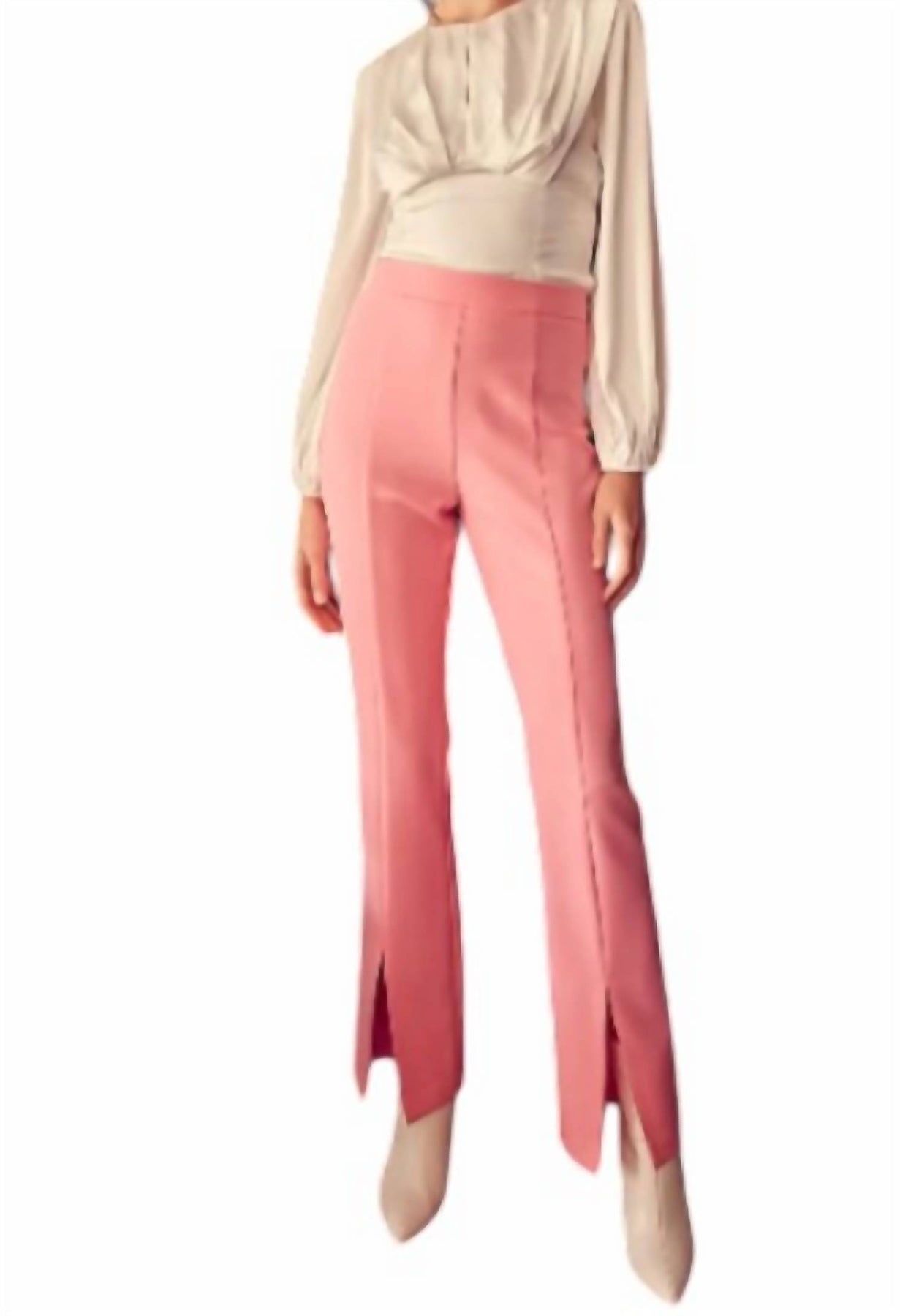 Doll Slit Hosen in rosa
