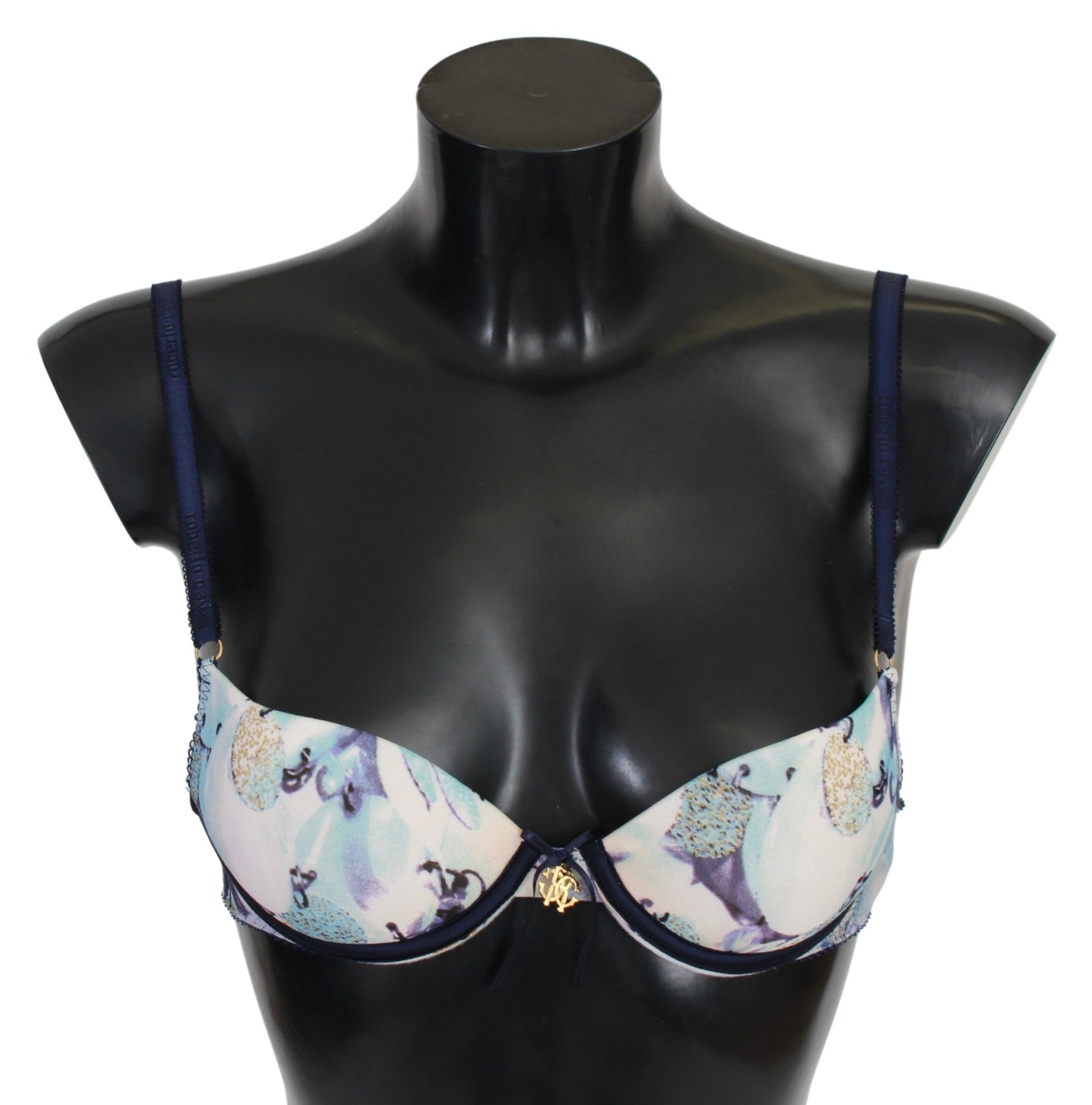Roberto Cavalli Bedruckte Nylon Reggiseno BH Damen Unterwäsche