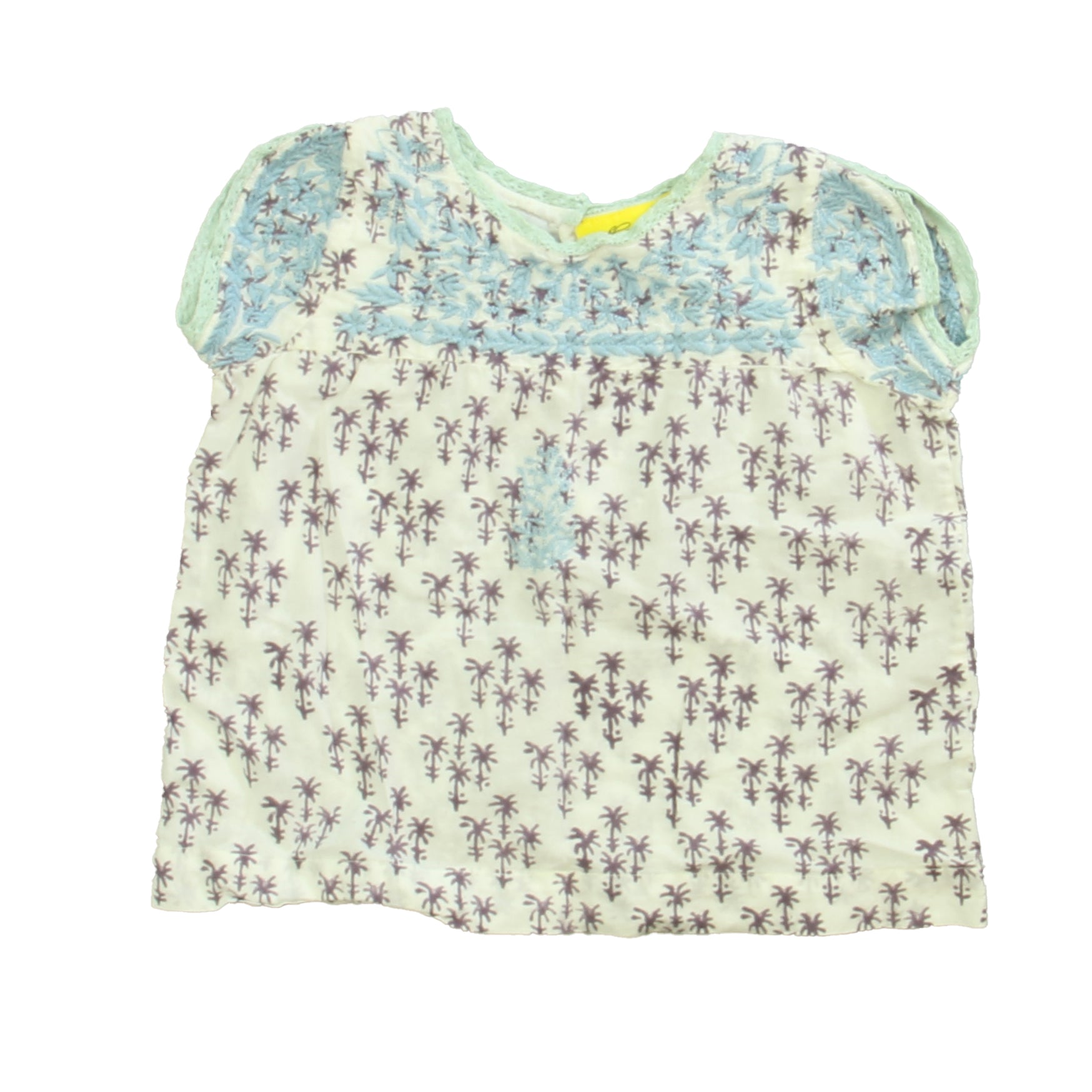 Roberta Roller Rabbit Mädchen weiß-violett-blaue Bluse 7805822566460