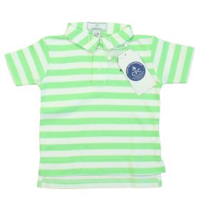 Classic Prep Jungen Sommer grün -helles weißes Polohemd Größe: 12-24 Monate 7805832659004