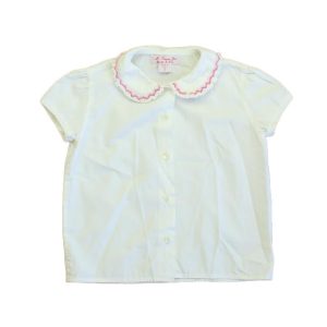 M. Ferrari Mädchen weiß- rosa Bluse 7805830987836