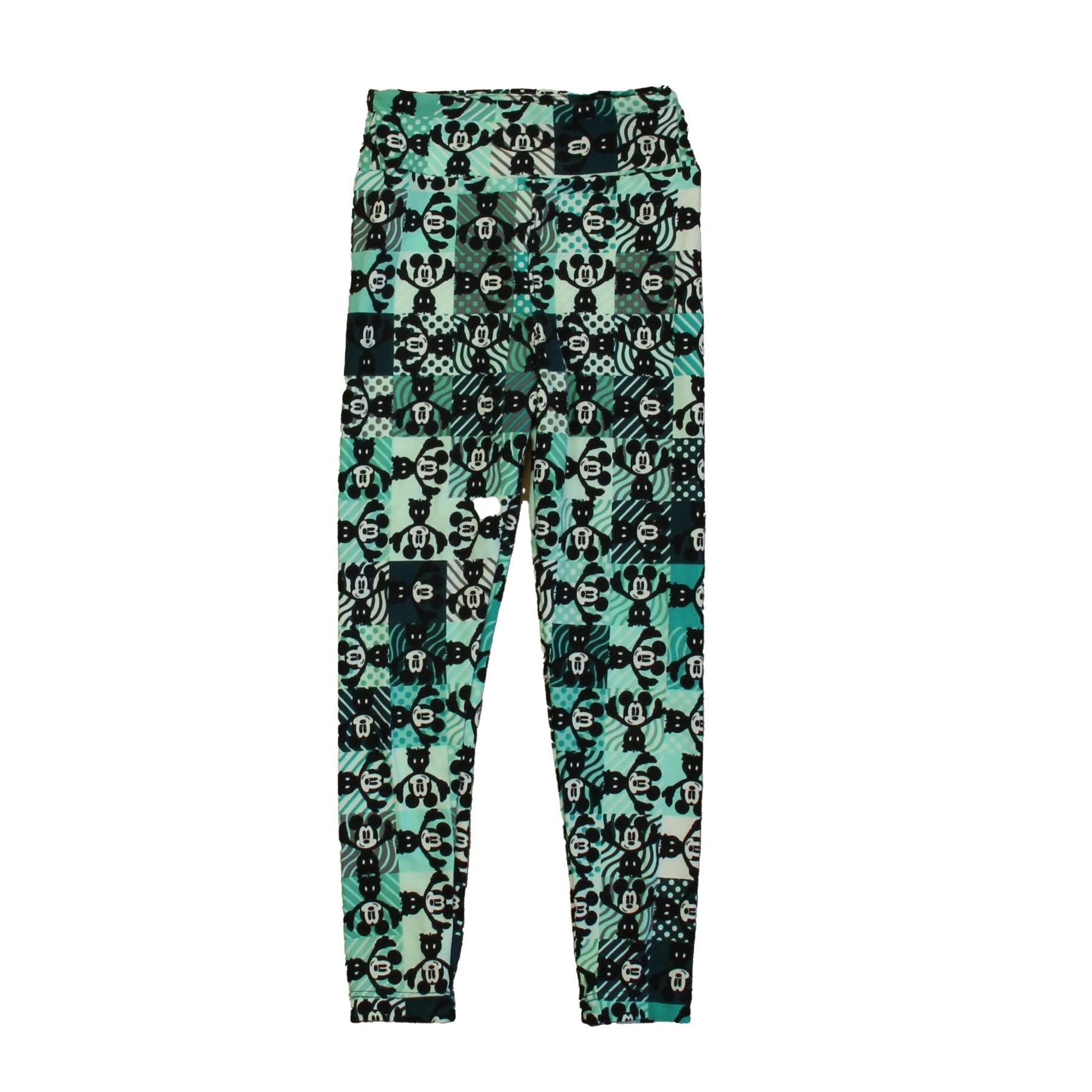 Grüne Mickey Leggings für Mädchen