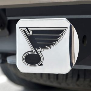 Fanmats st. louis blues chrom Metall Anhänglichkeit Abdeckung mit Chrom Metall 3D Emblem