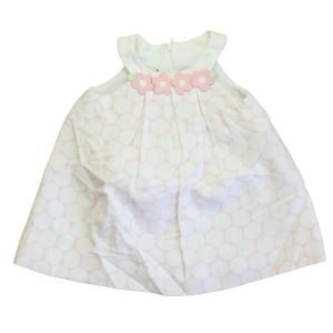 Florence Eiseman Mädchen weiß- rosa Kleid 7805835083836