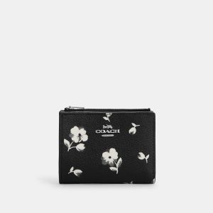 Coach Outlet Bifold Geldbörse mit Blumendruck