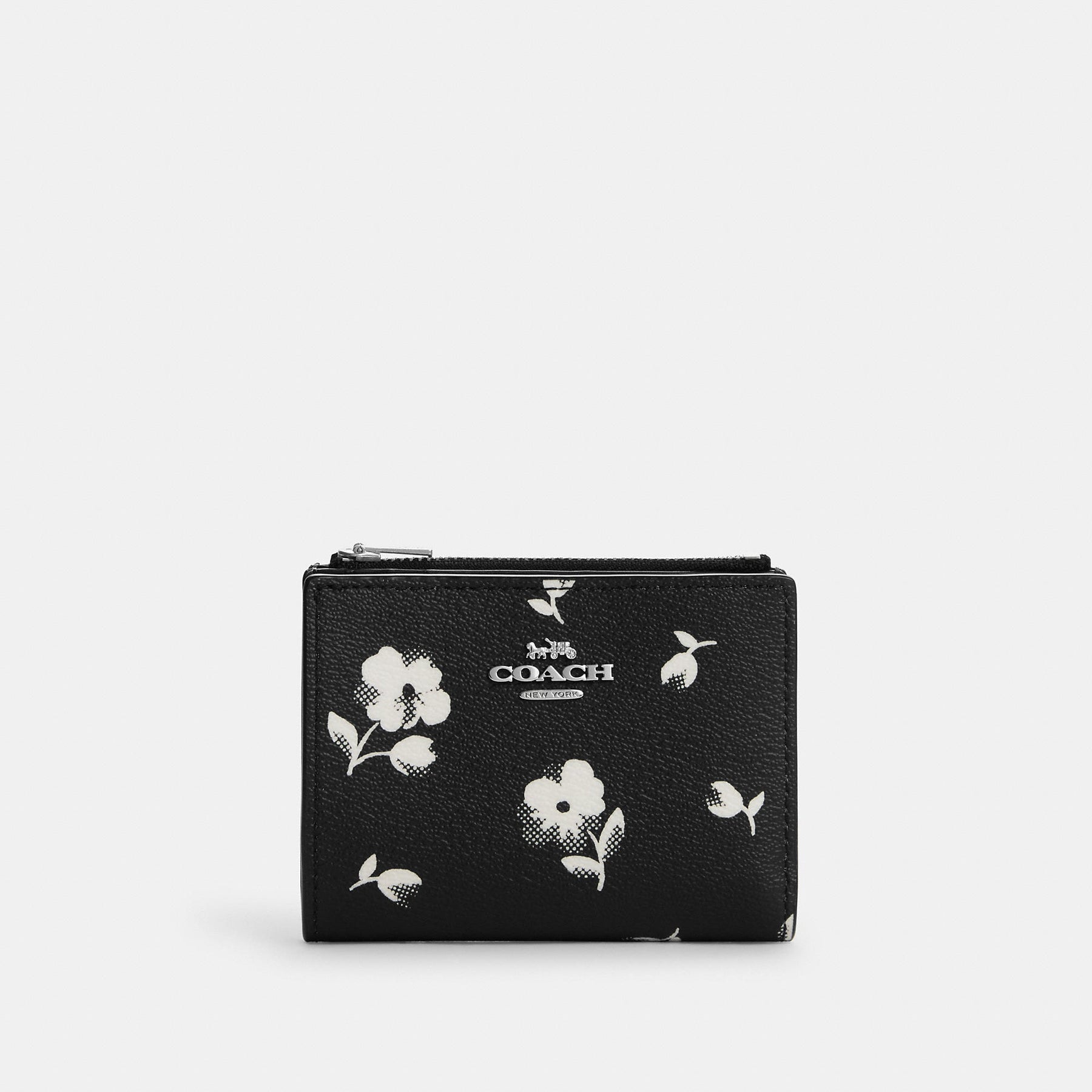 Coach Outlet Bifold Geldbörse mit Blumendruck
