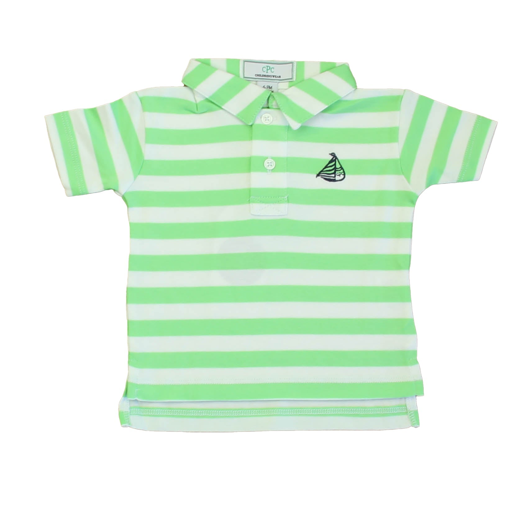 Classic Prep Jungen Sommergrün – Helles weißes Poloshirt