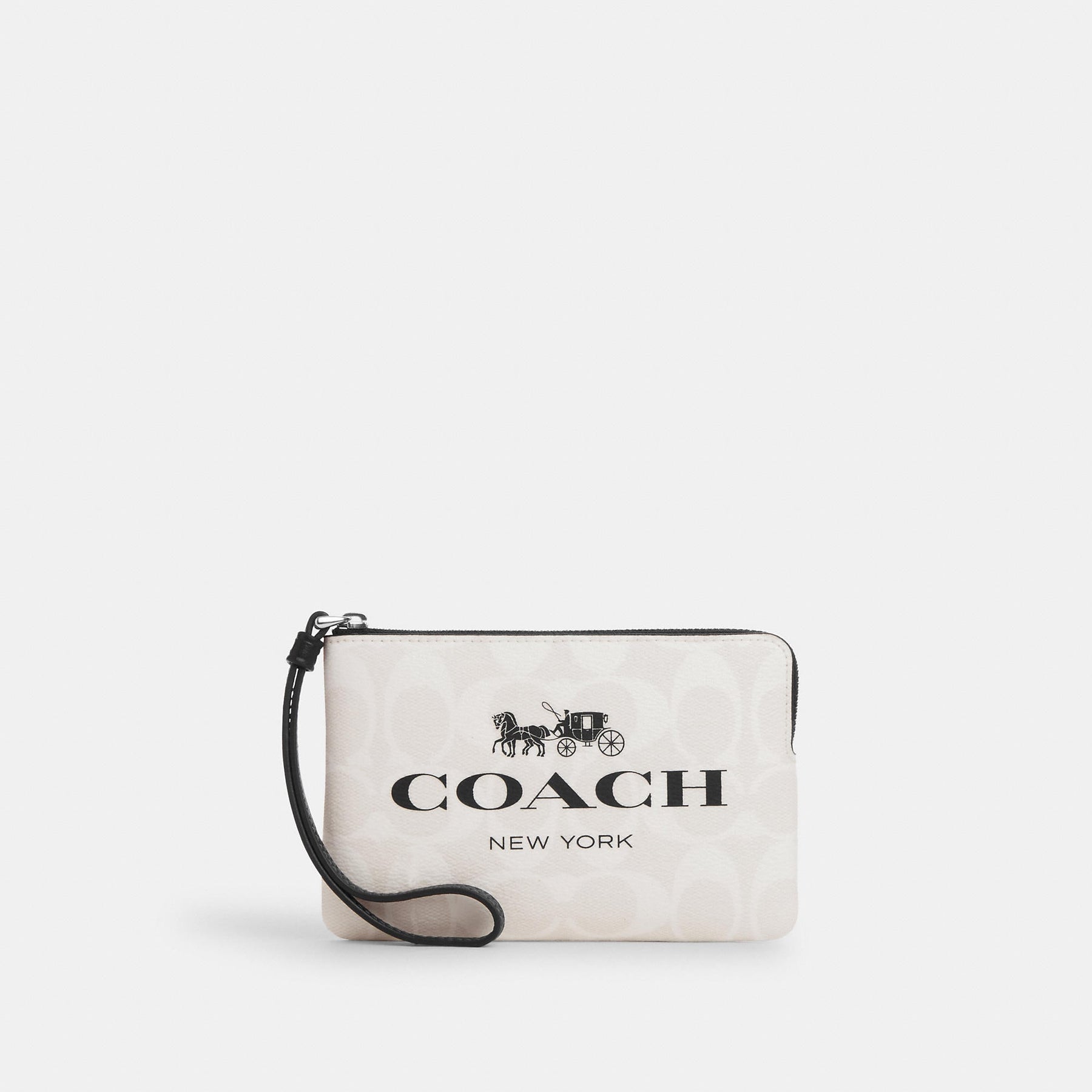 Coach Outlet Eck-Reißverschluss-Armband In Signature Canvas