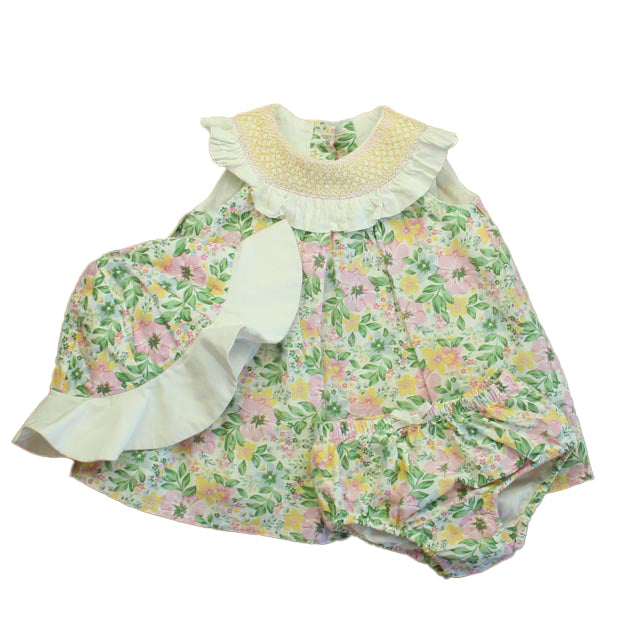 Joie Mädchen Rosa – Grün – Gelb Blumenkleid
