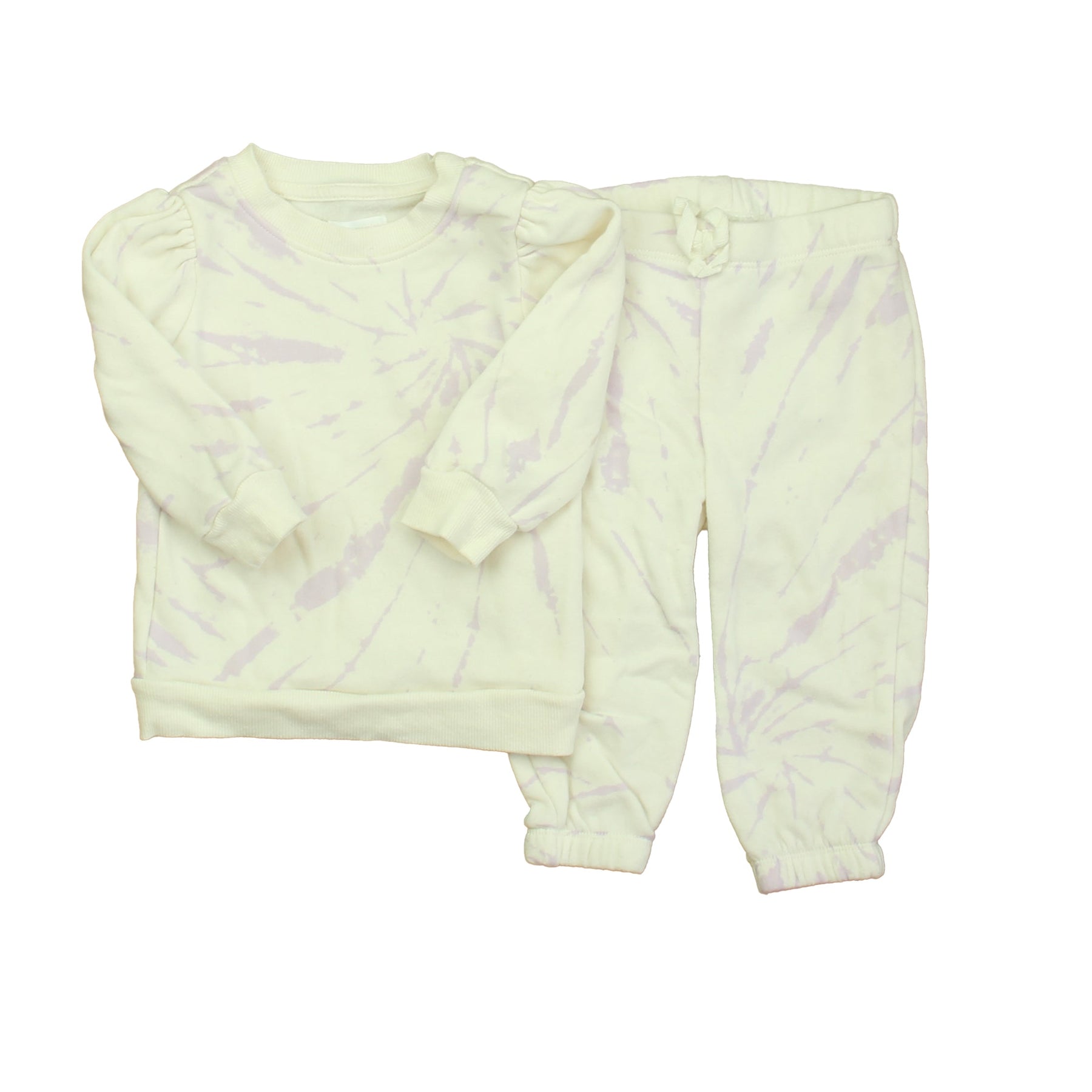 Grayson Mini Mädchen Elfenbein – Lila Bekleidung Sets