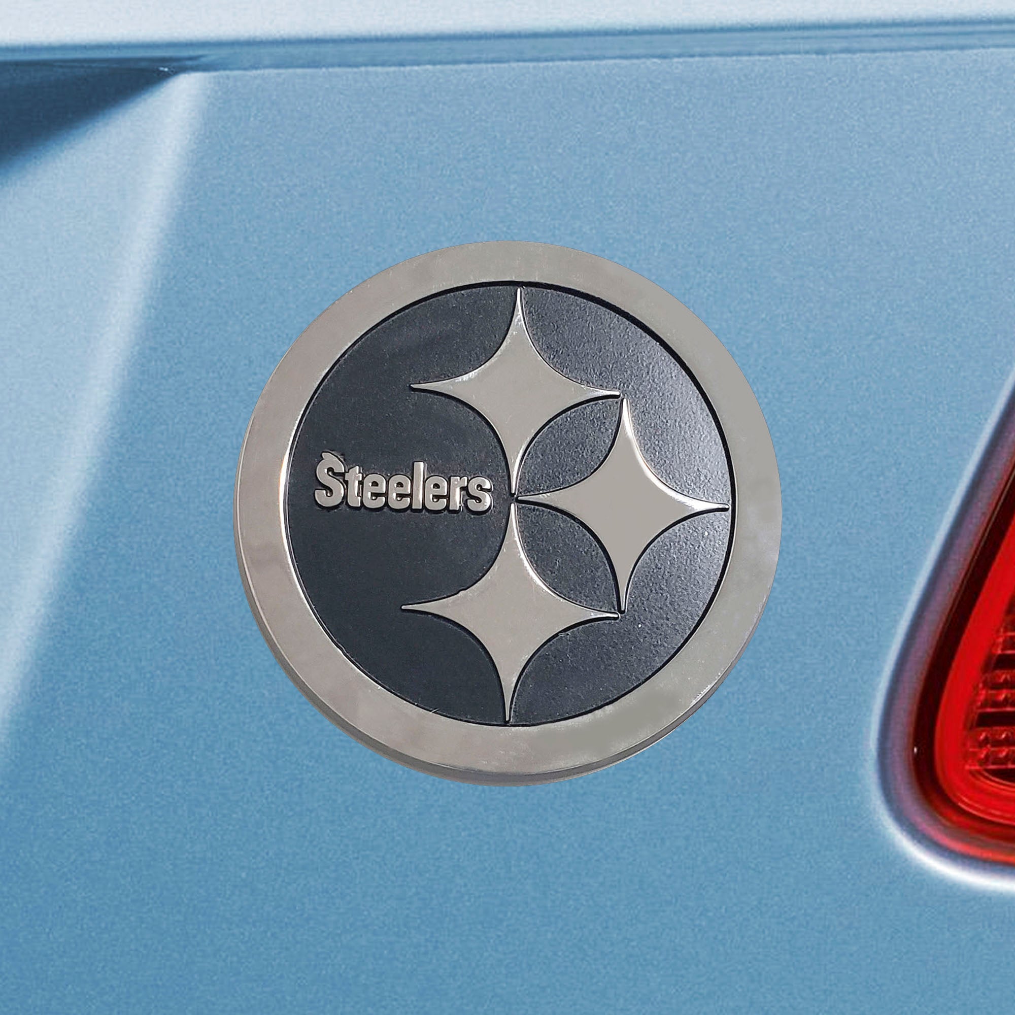Fanmats Pittsburgh Steelers 3D Chrom Metall Emblem
