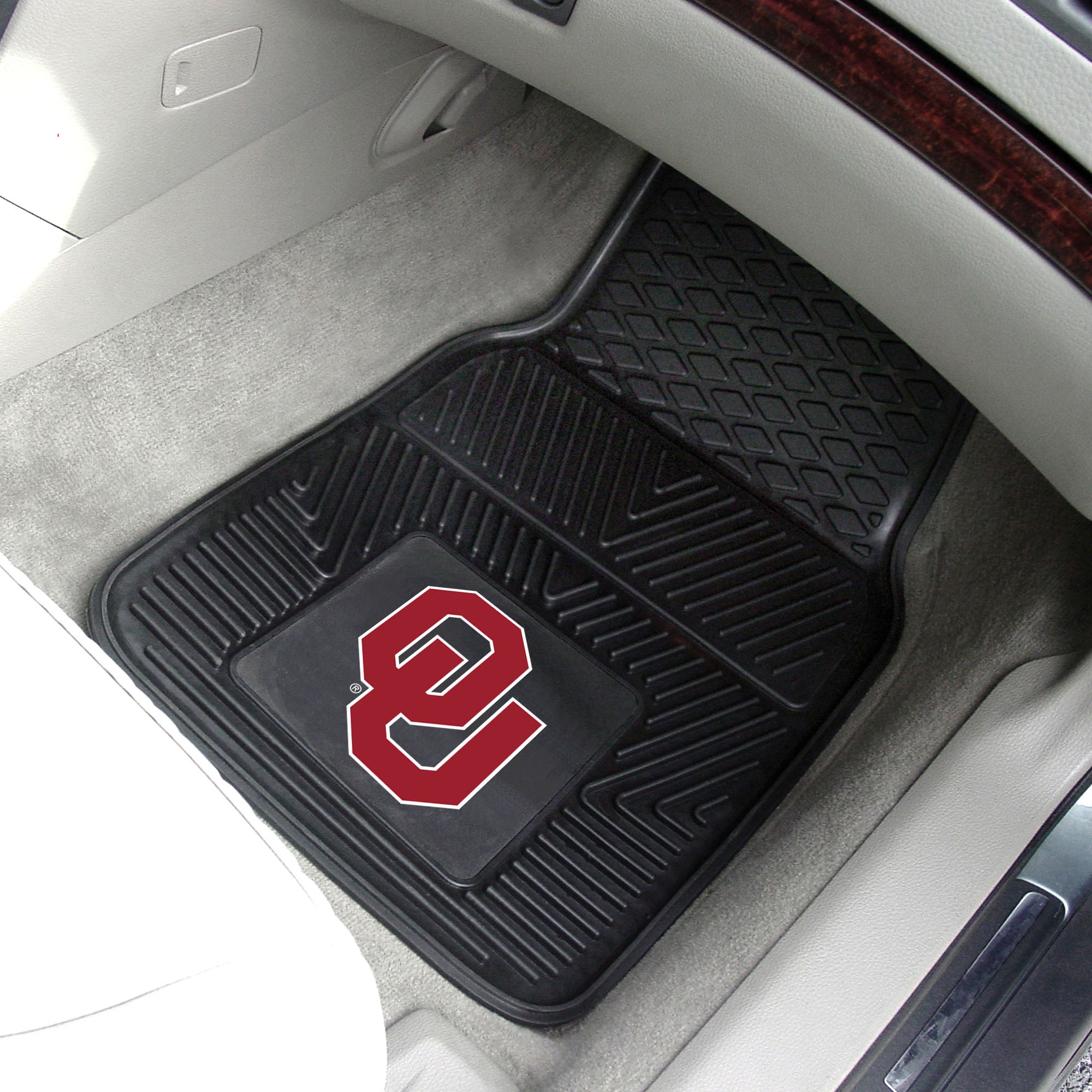 Fanmats Oklahoma Sooners Heavy Duty Auto Matte Set – 2 Stück
