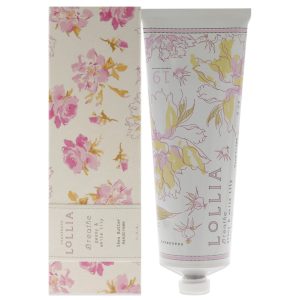 Breathe Shea Butter Handcreme von Lollia für Unisex – 4 oz Creme