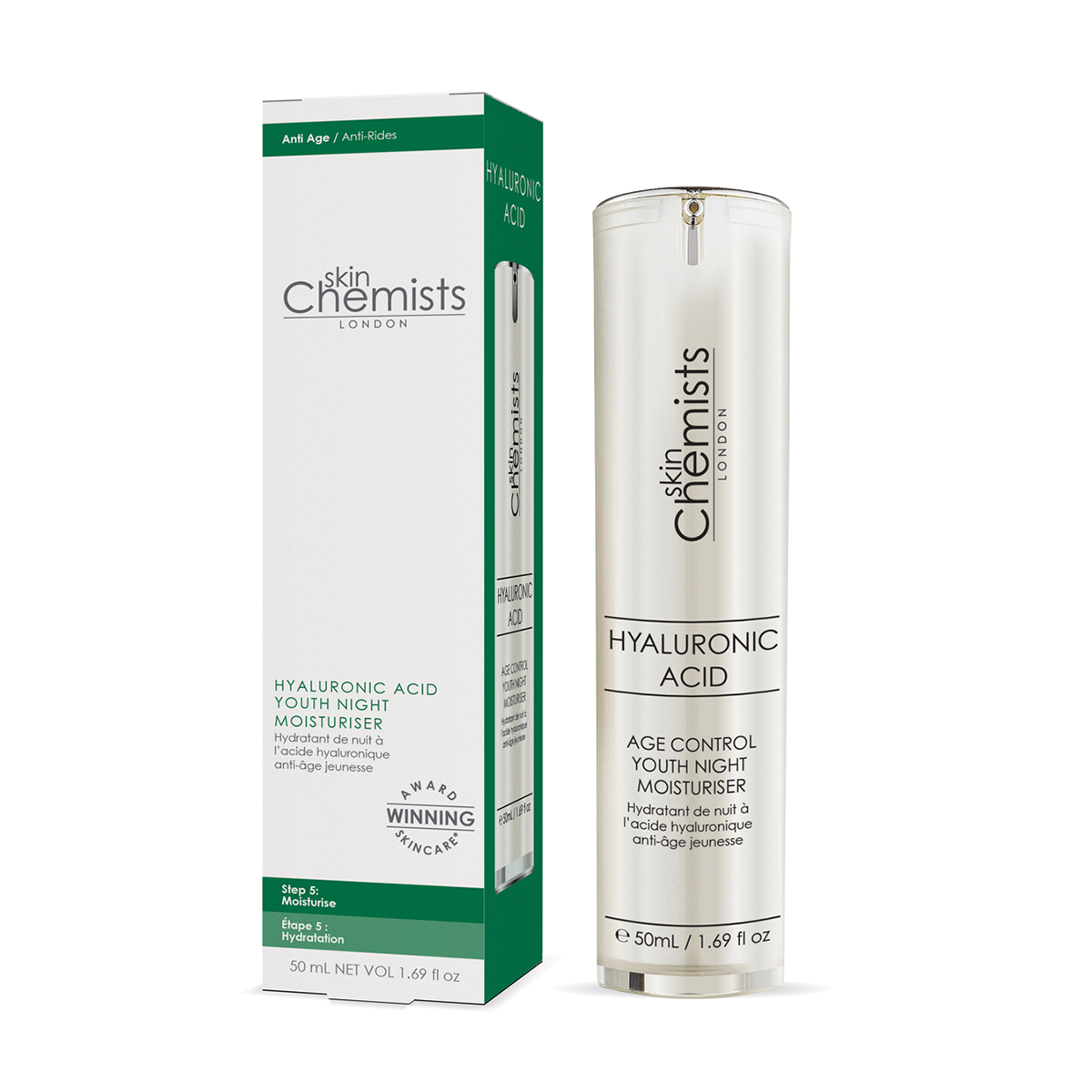 Hyaluronsäure Age Control Jugend Nacht Feuchtigkeitscreme 1.69 fl oz