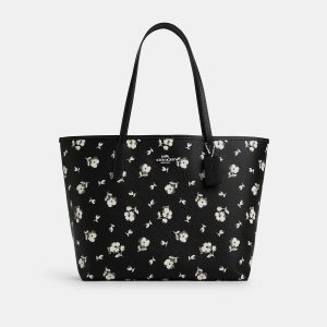 Coach Outlet City Tote mit Blumendruck